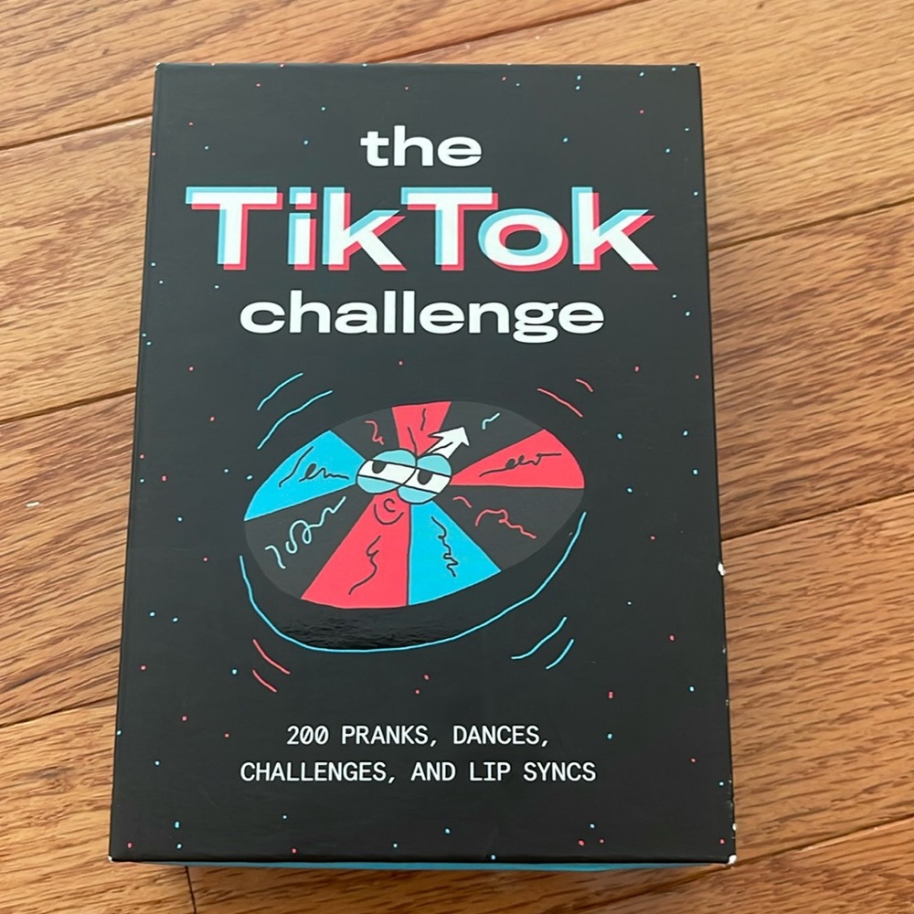TikTok Challenge Cards,Flash Cards